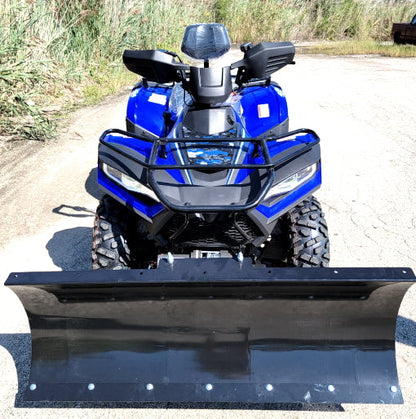 MSA 300cc 4x4 ATV With Snow Plow UTV - Utility Vehicle Four Wheel Drive - Blue