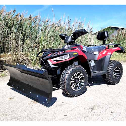 MSA 300cc 4x4 ATV With Snow Plow UTV - Utility Vehicle Four Wheel Drive - Red