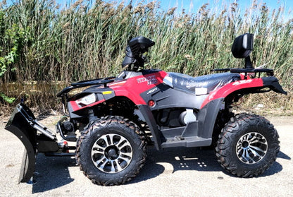 MSA 300cc 4x4 ATV With Snow Plow UTV - Utility Vehicle Four Wheel Drive - Red