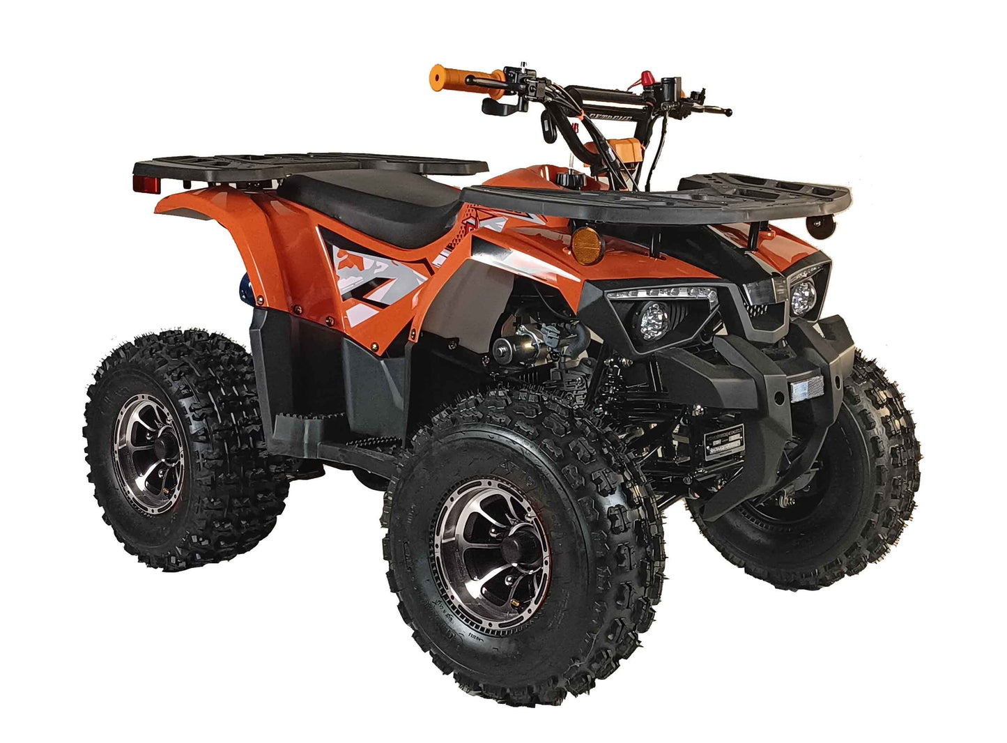 Vitacci Phantom 125cc with Aluminum Rims, Mid Size Youth ATV, Automatic with Reverse, Double Arm Suspension, CDI Ignition, 4 Stroke Air Cooled.