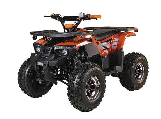 Vitacci Phantom 125cc with Aluminum Rims, Mid Size Youth ATV, Automatic with Reverse, Double Arm Suspension, CDI Ignition, 4 Stroke Air Cooled.