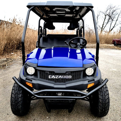 6 Seater Gas Golf Cart GVX Limo EFI Utility Vehicle Six Passenger UTV 2WD/4WD - CAZADOR LIMO 400cc - BLUE