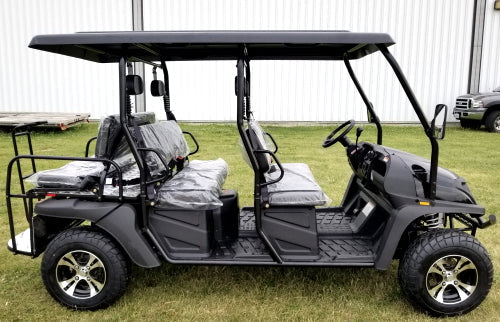 GSI - 400cc GVX LIMO - Cazador Limo - Gas Golf Cart 6 Seater GVX Limo EFI Utility Vehicle Six Passenger UTV 2WD/4WD - CAZADOR LIMO 400cc - XY450U-B