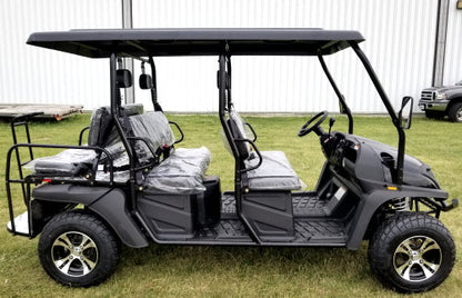 GSI - 400cc GVX LIMO - Cazador Limo - Gas Golf Cart 6 Seater GVX Limo EFI Utility Vehicle Six Passenger UTV 2WD/4WD - CAZADOR LIMO 400cc - XY450U-B