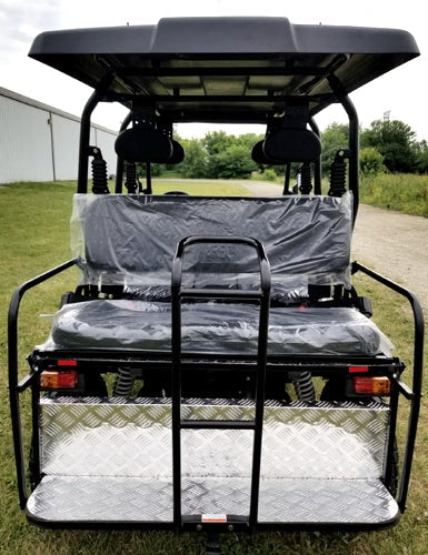 6 Seater Gas Golf Cart GVX Limo EFI Utility Vehicle Six Passenger UTV 2WD/4WD - CAZADOR LIMO 400cc - BLACK