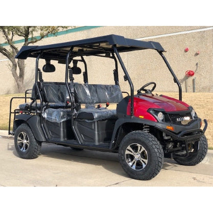 GSI - 400cc GVX LIMO - Cazador Limo - Gas Golf Cart 6 Seater GVX Limo EFI Utility Vehicle Six Passenger UTV 2WD/4WD - CAZADOR LIMO 400cc - XY450U-B
