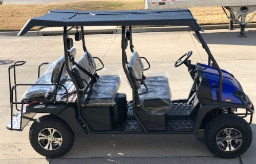 GSI - 400cc GVX LIMO - Cazador Limo - Gas Golf Cart 6 Seater GVX Limo EFI Utility Vehicle Six Passenger UTV 2WD/4WD - CAZADOR LIMO 400cc - XY450U-B