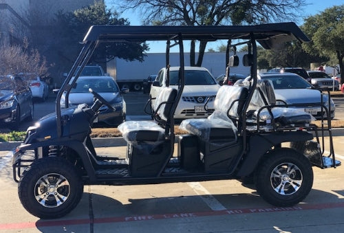 GSI - 400cc GVX LIMO - Cazador Limo - Gas Golf Cart 6 Seater GVX Limo EFI Utility Vehicle Six Passenger UTV 2WD/4WD - CAZADOR LIMO 400cc - XY450U-B