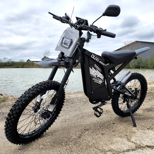 48v 2000w Electric Dirt Bike 24" Shimano 7-Speed No License Req'd - OuXie
