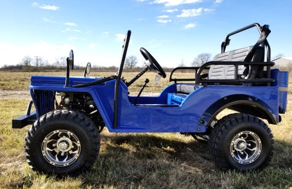 GSI - Mini Gas 125cc jeep Mini Truck ELITE Edition - Lifted With Custom Rims And Fender Flares - 6125A