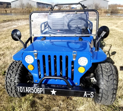 GSI - Mini Gas 125cc jeep Mini Truck ELITE Edition - Lifted With Custom Rims And Fender Flares - 6125A