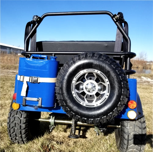 GSI - Mini Gas 125cc jeep Mini Truck ELITE Edition - Lifted With Custom Rims And Fender Flares - 6125A