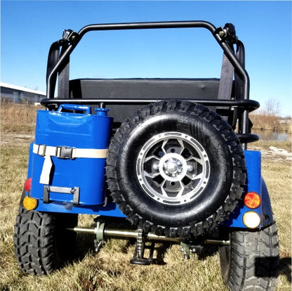 GSI - Mini Gas 125cc jeep Mini Truck ELITE Edition - Lifted With Custom Rims And Fender Flares - 6125A
