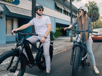 Velowave Ranger 2.0 Fat Tire All-Terrain Step-Over or Step-Through Electric Bike - 48V 15Ah 750W, 28MPH, Range 65 Miles, Hydraulic Suspension, Dual Hydraulic Brakes - 100% Financing Available!