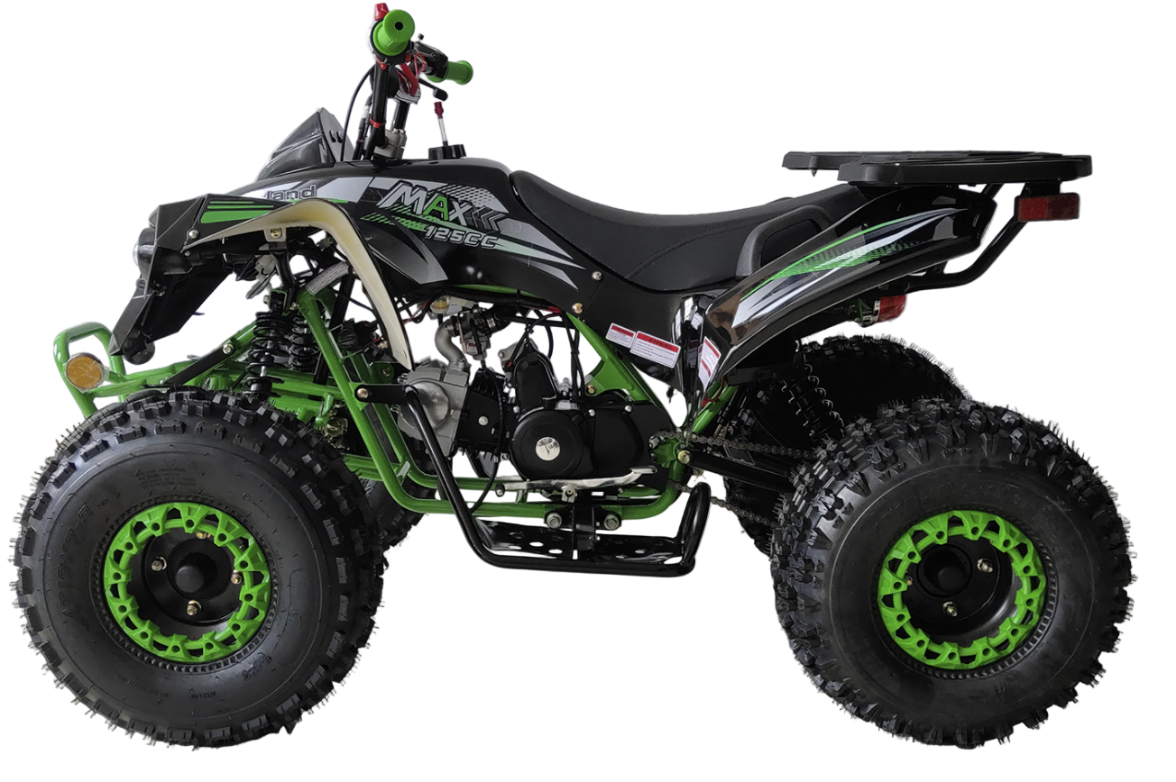 MaxTrade Max125 Youth ATV, 125cc Engine, Automatic Transmission with Reverse, 7-Inch Wheels, Electric Start