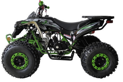 MaxTrade Max125 Youth ATV, 125cc Engine, Automatic Transmission with Reverse, 7-Inch Wheels, Electric Start