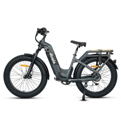 Dirwin Pioneer 2 Hunting Fat Tire Electric Bike - 30Ah, 750W (Peak 1000W), up to 120 miles range, hydraulic brakes, upto 28 MPH - 100% Financing Available!