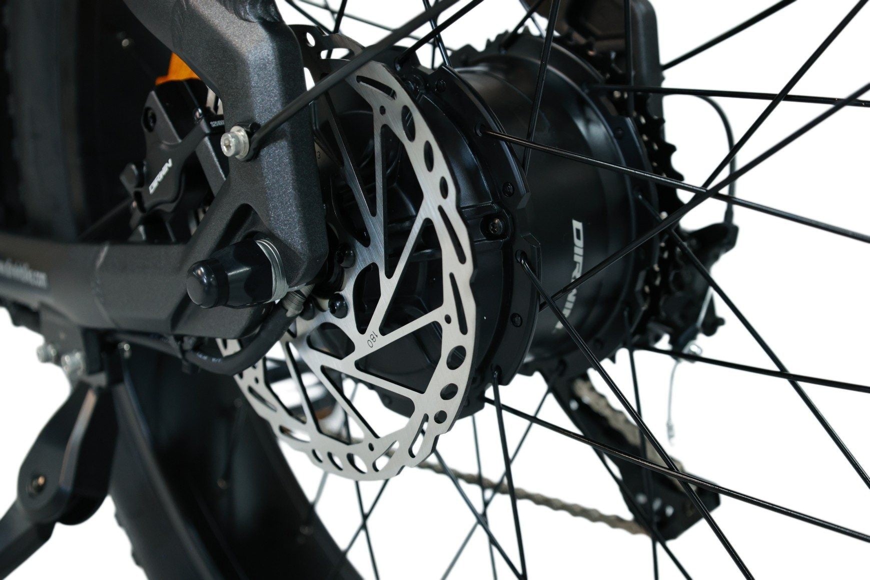 Dirwin Pioneer 2 Hunting Fat Tire Electric Bike - 30Ah, 750W (Peak 1000W), up to 120 miles range, hydraulic brakes, upto 28 MPH - 100% Financing Available!