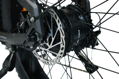 Dirwin Pioneer 2 Hunting Fat Tire Electric Bike - 30Ah, 750W (Peak 1000W), up to 120 miles range, hydraulic brakes, upto 28 MPH - 100% Financing Available!
