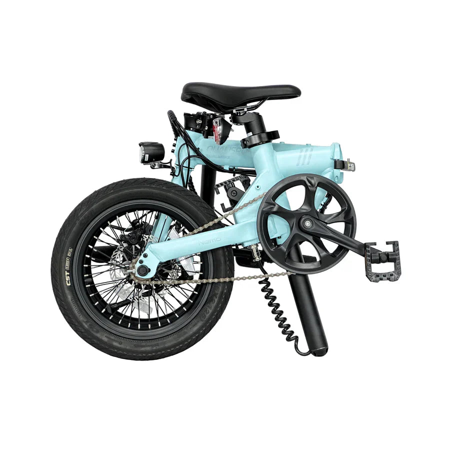 Qualisports Nemo Ultra-Lightweight Folding Electric Bike 36V  250W  7Ah Geared Brushless Hub Motor - 100% Financing Available! Ships Mid-May