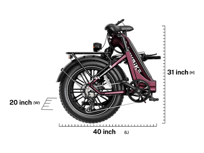 Heybike Ranger S Folding Fat Tire E-Bike | 1800W Peak