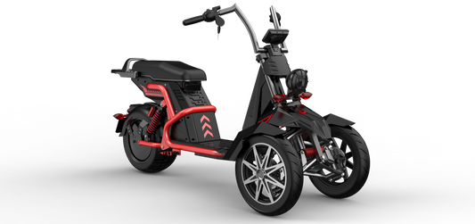 SoverSky T100 Electric Three-Wheel Trike 4000W 60V 50Ah - Private Property Use Only