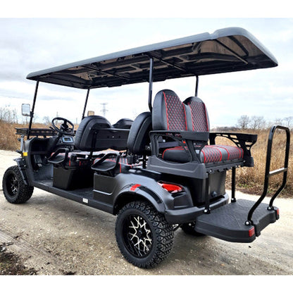 GSI - Renegade Limo - 6 Seater Limo Renegade Electric Golf Cart Family Fun 48v 5000 Watt High Power Golf Cart