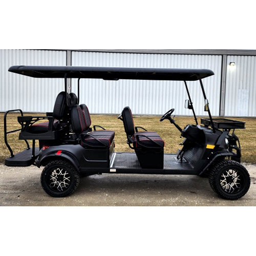 6 Seater Limo Renegade Electric Golf Cart Family Fun 48v 5000 Watt High Power Golf Cart