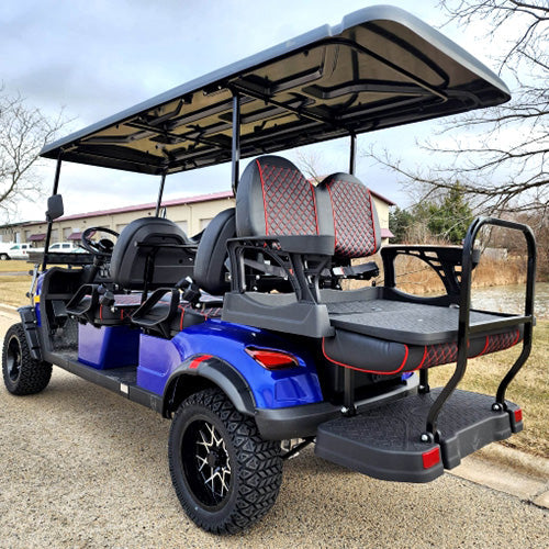 GSI - Renegade Limo - 6 Seater Limo Renegade Electric Golf Cart Family Fun 48v 5000 Watt High Power Golf Cart
