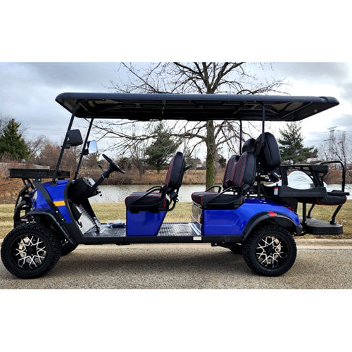 GSI - Renegade Limo - 6 Seater Limo Renegade Electric Golf Cart Family Fun 48v 5000 Watt High Power Golf Cart