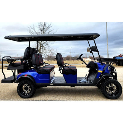 GSI - Renegade Limo - 6 Seater Limo Renegade Electric Golf Cart Family Fun 48v 5000 Watt High Power Golf Cart
