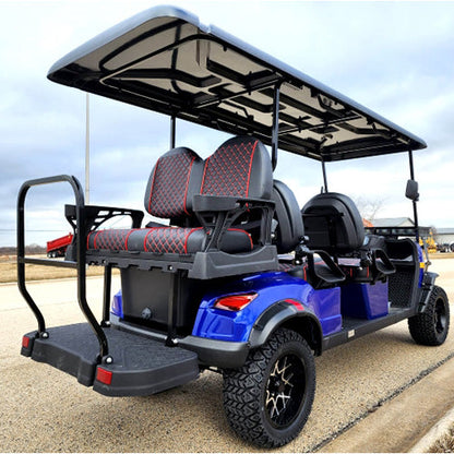 GSI - Renegade Limo - 6 Seater Limo Renegade Electric Golf Cart Family Fun 48v 5000 Watt High Power Golf Cart