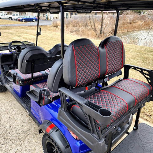 GSI - Renegade Limo - 6 Seater Limo Renegade Electric Golf Cart Family Fun 48v 5000 Watt High Power Golf Cart