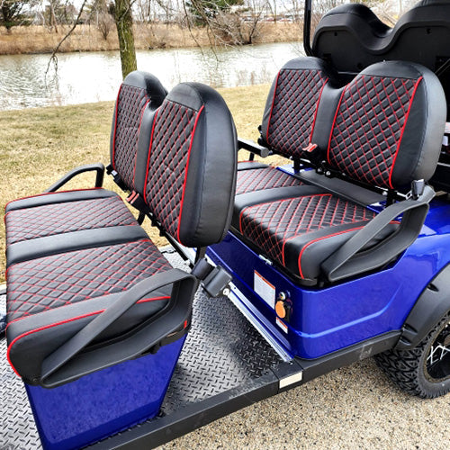 GSI - Renegade Limo - 6 Seater Limo Renegade Electric Golf Cart Family Fun 48v 5000 Watt High Power Golf Cart