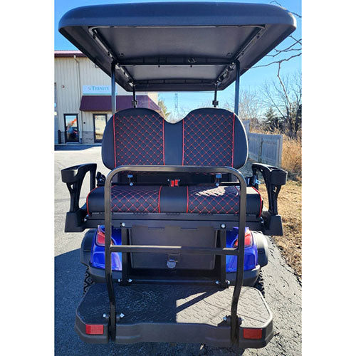 48V Electric Golf Cart 4 Seater Lifted Renegade Edition Utility Golf UTV Compare To Coleman Kandi 4p - Blue