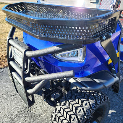 48V Electric Golf Cart 4 Seater Lifted Renegade Edition Utility Golf UTV Compare To Coleman Kandi 4p - Blue