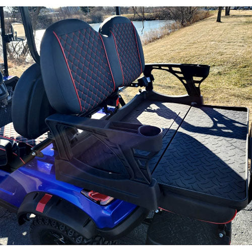48V Electric Golf Cart 4 Seater Lifted Renegade Edition Utility Golf UTV Compare To Coleman Kandi 4p - Blue