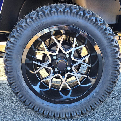 48V Electric Golf Cart 4 Seater Lifted Renegade Edition Utility Golf UTV Compare To Coleman Kandi 4p - Blue