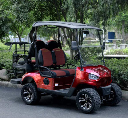 48V Electric Golf Cart 4 Seater Renegade Light Edition Utility Golf UTV - LIGHT EDITION - SILVER
