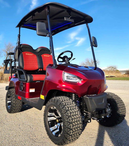 48V Electric Golf Cart 4 Seater Renegade Light Edition Utility Golf UTV - LIGHT EDITION - Charcoal