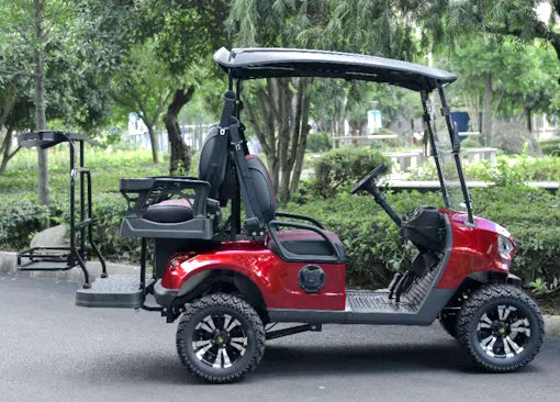 48V Electric Golf Cart 4 Seater Renegade Light Edition Utility Golf UTV - LIGHT EDITION - RED