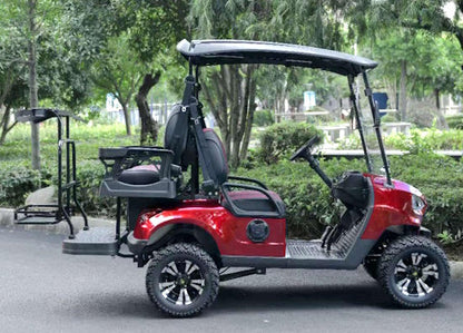 48V Electric Golf Cart 4 Seater Renegade Light Edition Utility Golf UTV - LIGHT EDITION - RED