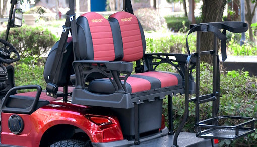 48V Electric Golf Cart 4 Seater Renegade Light Edition Utility Golf UTV - LIGHT EDITION - RED