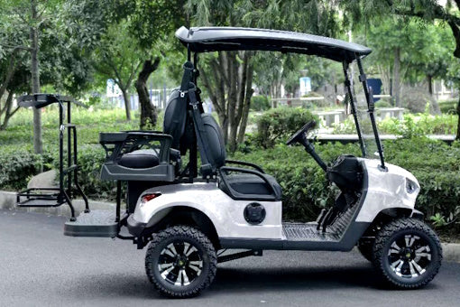 48V Electric Golf Cart 4 Seater Renegade Light Edition Utility Golf UTV - LIGHT EDITION - WHITE