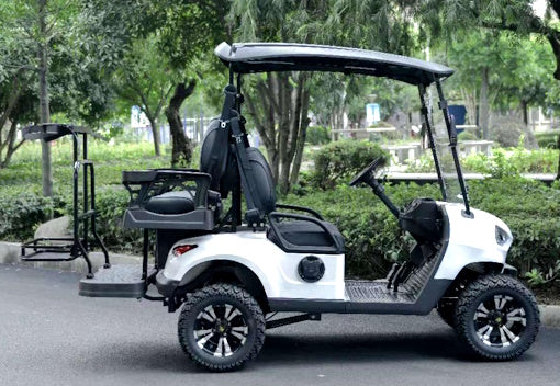 48V Electric Golf Cart 4 Seater Renegade Light Edition Utility Golf UTV - LIGHT EDITION - WHITE