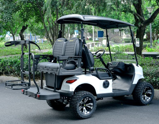 48V Electric Golf Cart 4 Seater Renegade Light Edition Utility Golf UTV - LIGHT EDITION - SILVER
