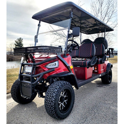6 Seater Limo Renegade Electric Golf Cart Family Fun 48v 5000 Watt High Power Golf Cart