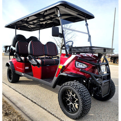 GSI - Renegade Limo - 6 Seater Limo Renegade Electric Golf Cart Family Fun 48v 5000 Watt High Power Golf Cart