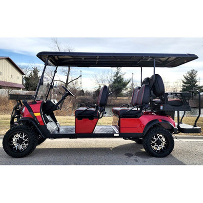 6 Seater Limo Renegade Electric Golf Cart Family Fun 48v 5000 Watt High Power Golf Cart