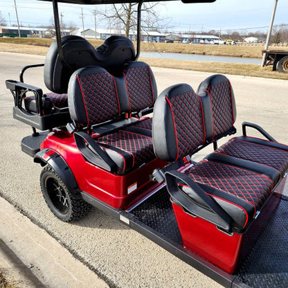 6 Seater Limo Renegade Electric Golf Cart Family Fun 48v 5000 Watt High Power Golf Cart